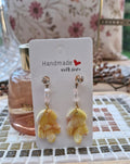 Boucles d’oreilles - "Lemon Petal"