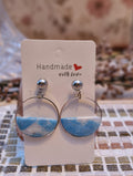 Boucles d’oreilles - "Sea Foam"