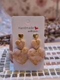 Boucles d’oreilles - "Heart of Golden Kuros"
