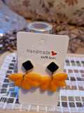 Boucles d’oreilles - "Tangerine Petal"