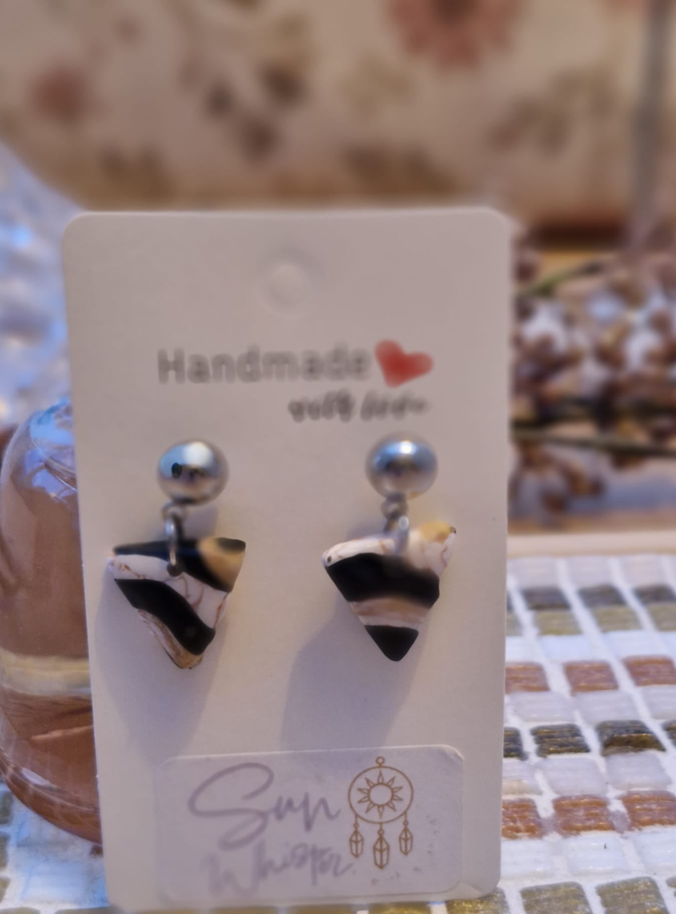 Boucles d’oreilles - "Grevy's zebra"
