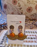 Boucles d’oreilles - "Emperor Cornaline"