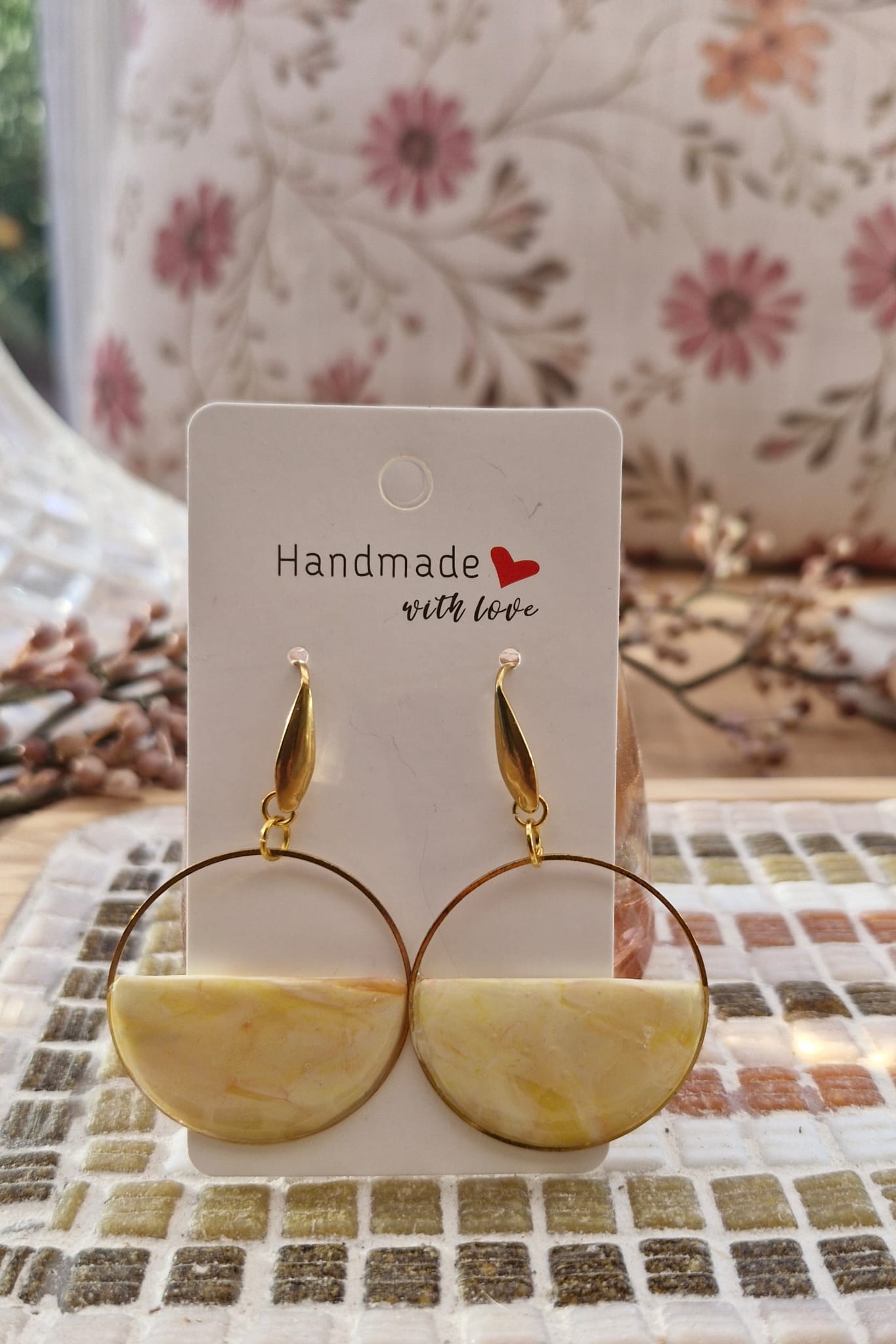 Boucles d’oreilles - "Lemon"