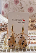 Boucles d’oreilles - "Snow Leopard"