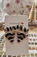 Boucles d’oreilles - "Grevy's zebra Design"