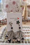 Boucles d’oreilles - "Grevy's zebra Petal"