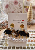 Boucles d’oreilles - "Imperial Calico"