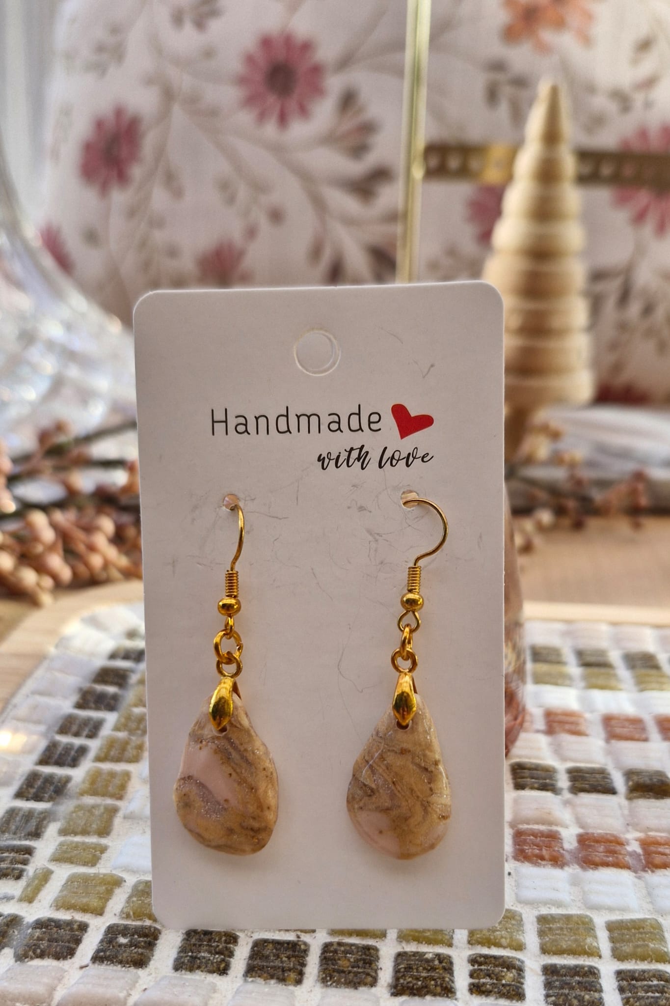 Boucles d’oreilles - "Golden Kuros"
