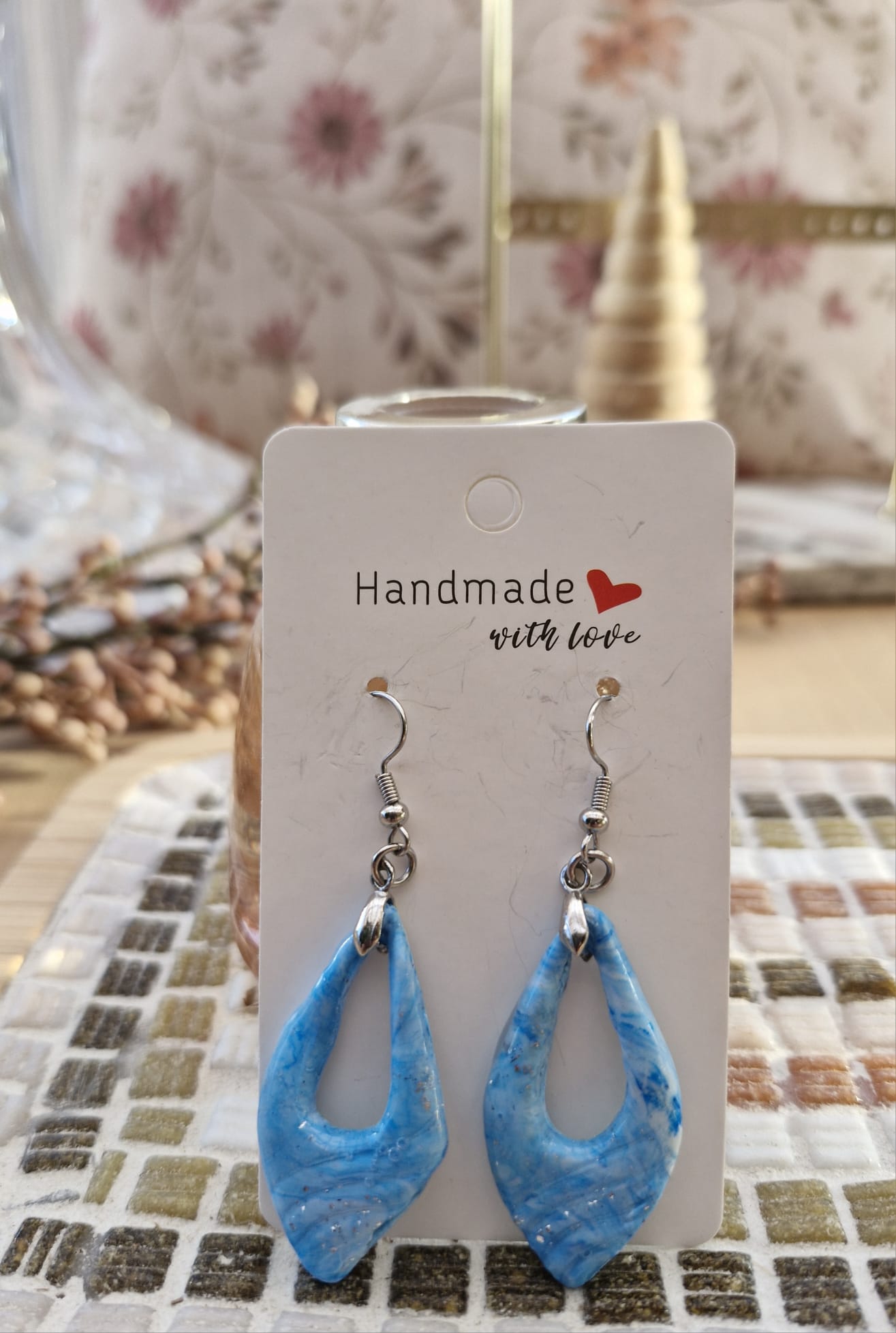 Boucles d’oreilles - "Drop of the Ocean"