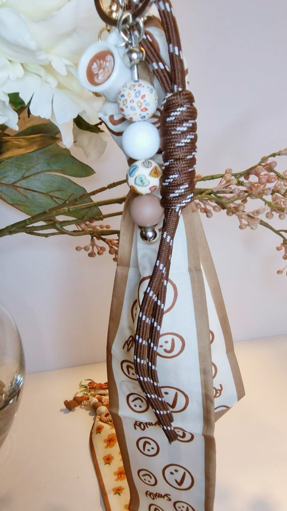 Keychain - "Cappuccino"