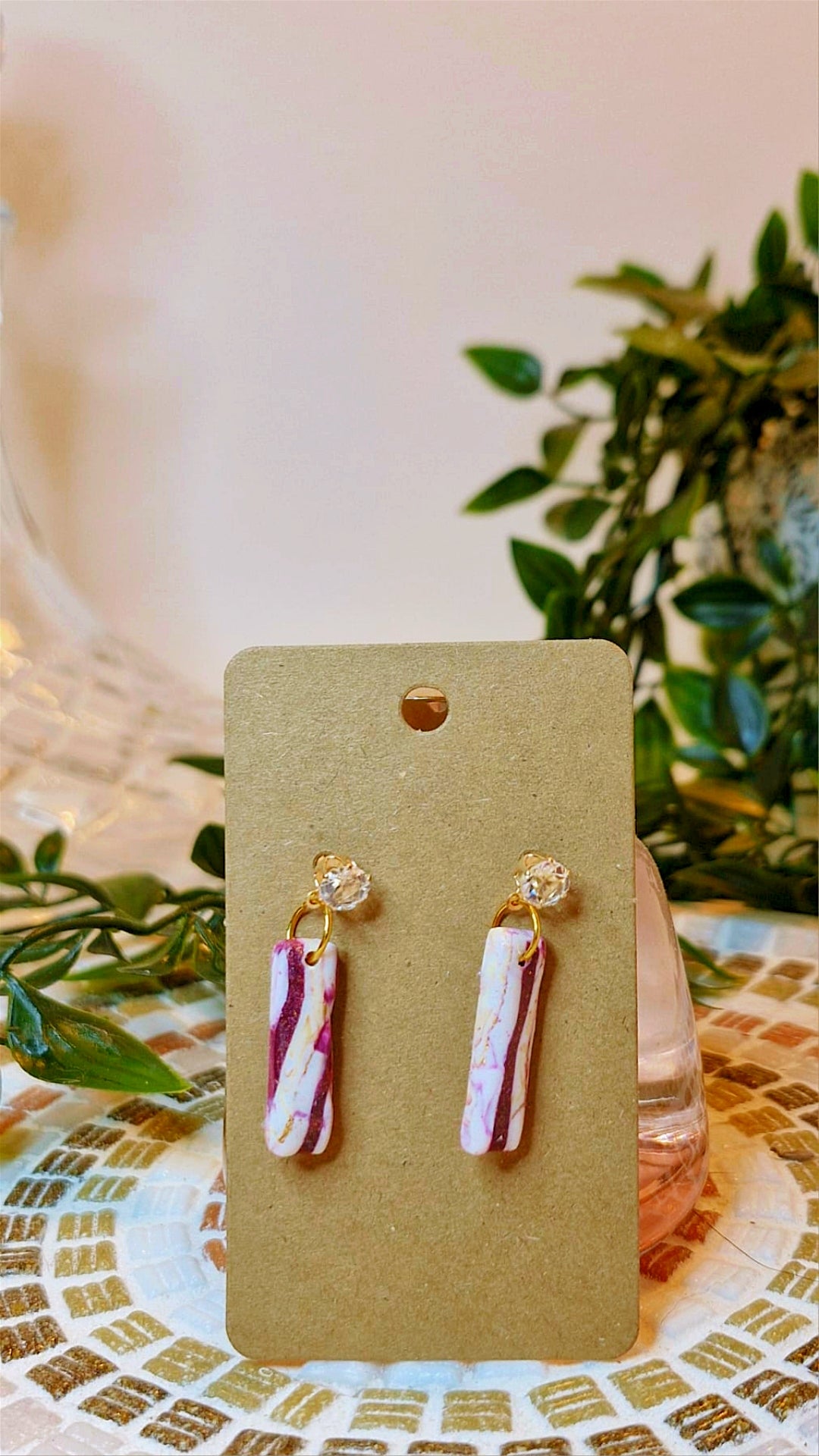 Boucles d’oreilles - "Sparkling Candide"