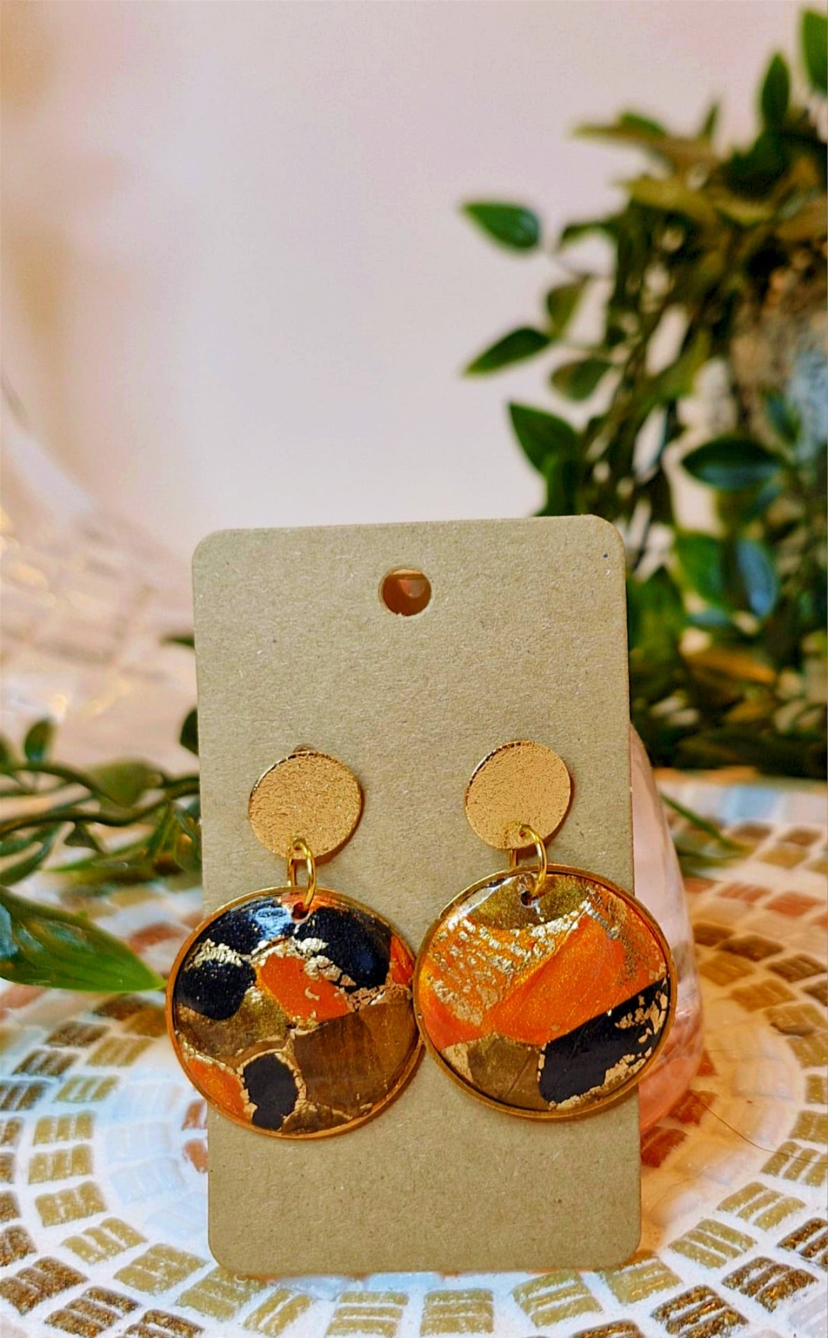 Boucles d’oreilles - "Moon of Vienna"