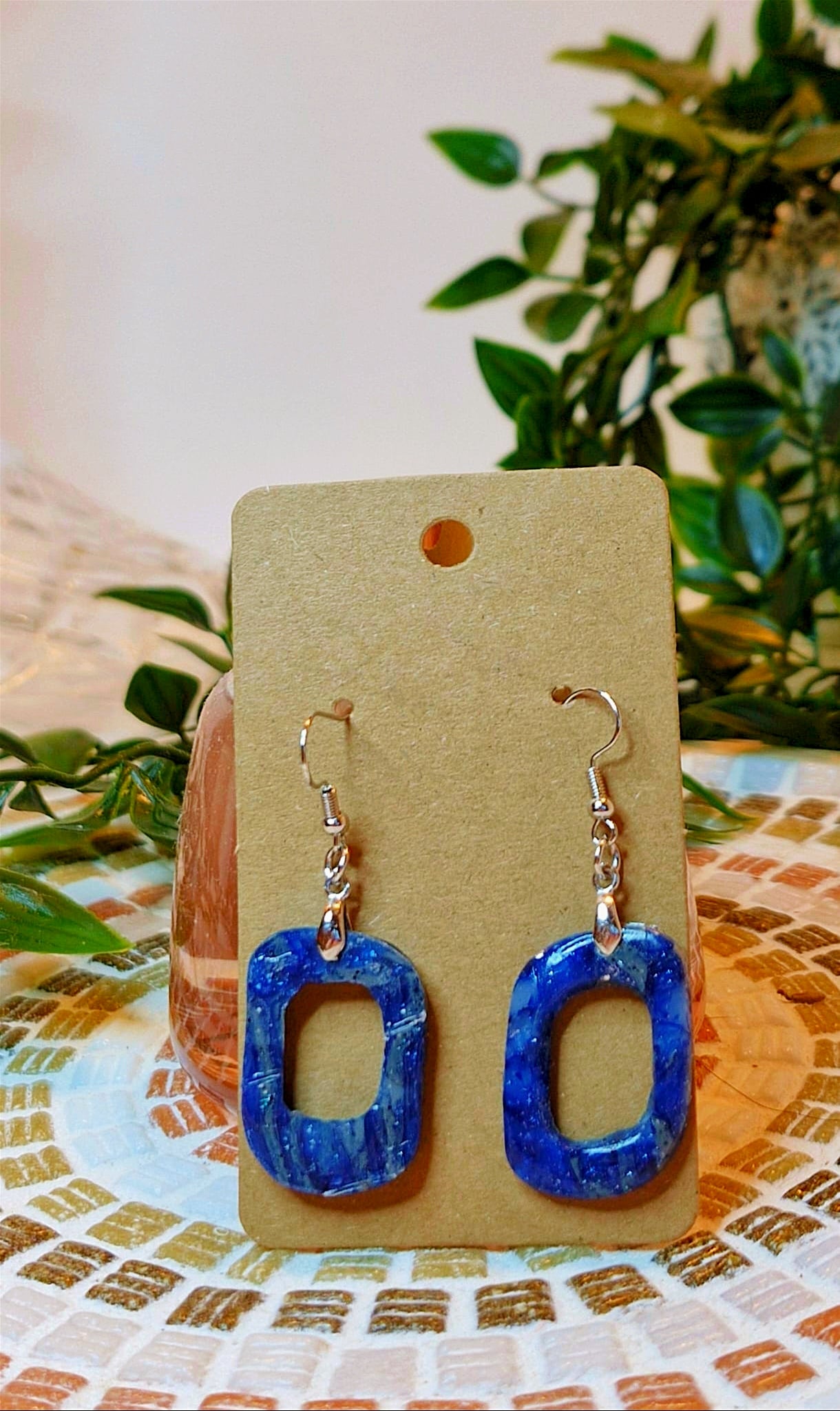 Boucles d’oreilles - "Lapis-Lazuli GEO"