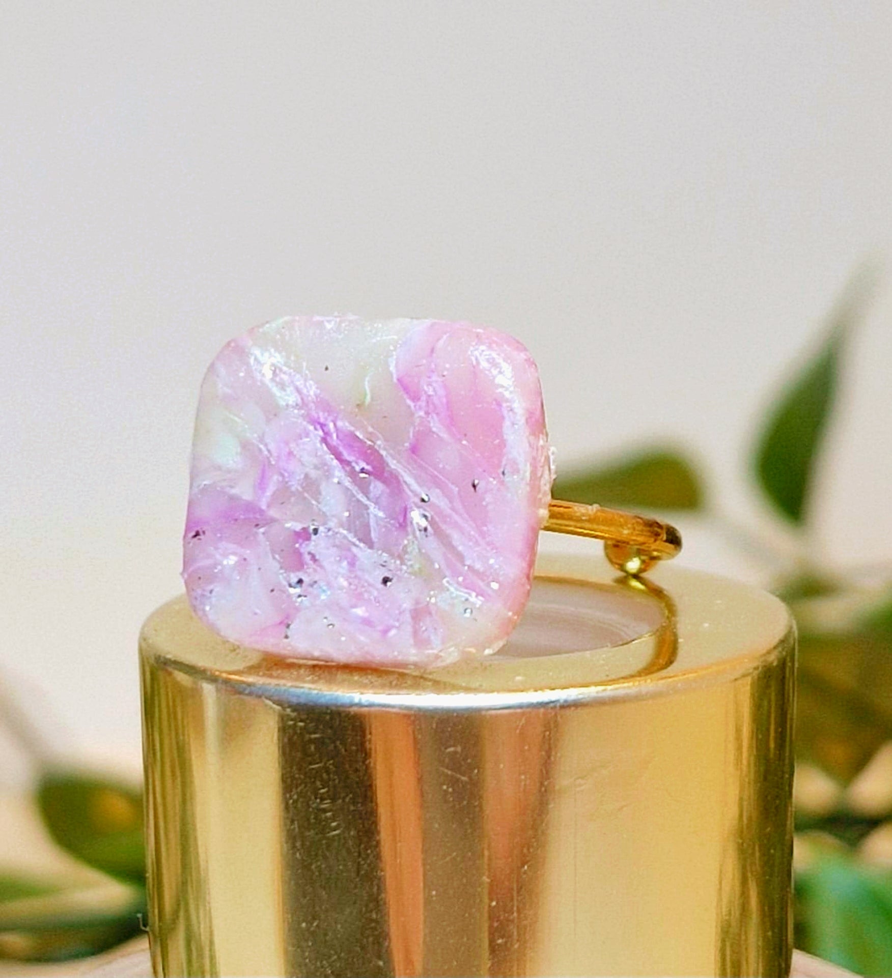 Bague - "Rose Quartz"