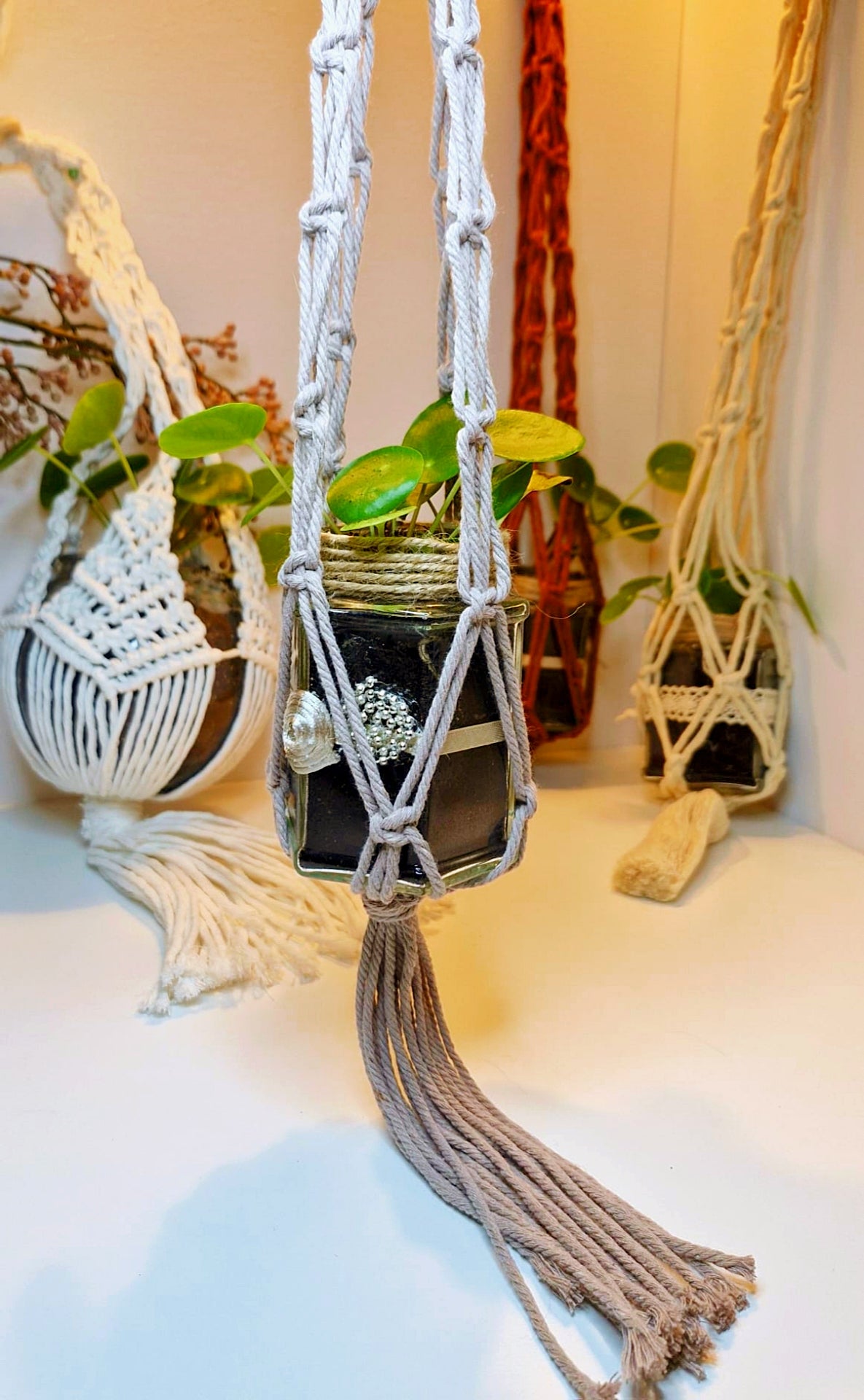 Suspension en macramé - "Jam"