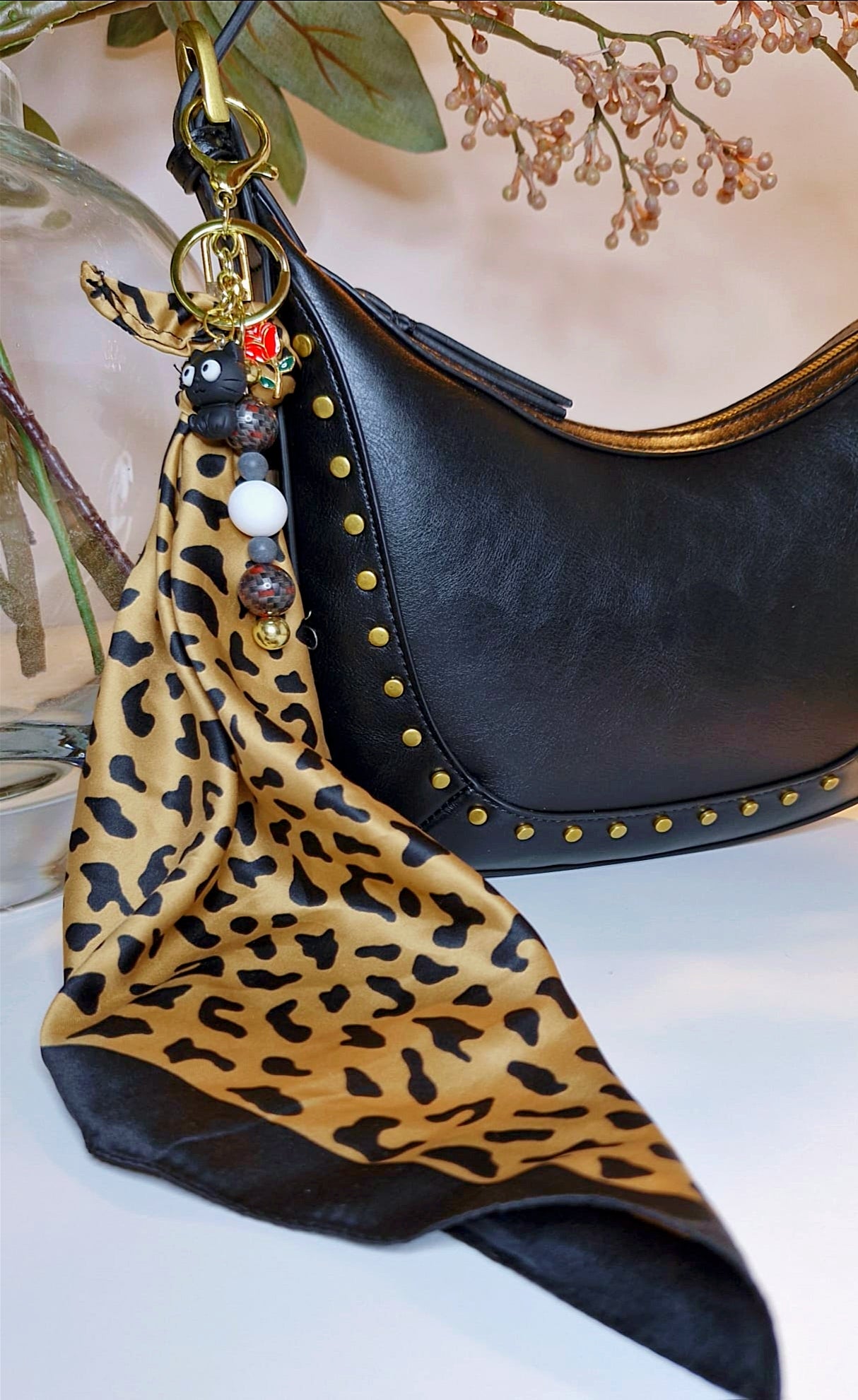 Keychain - "Black cat"