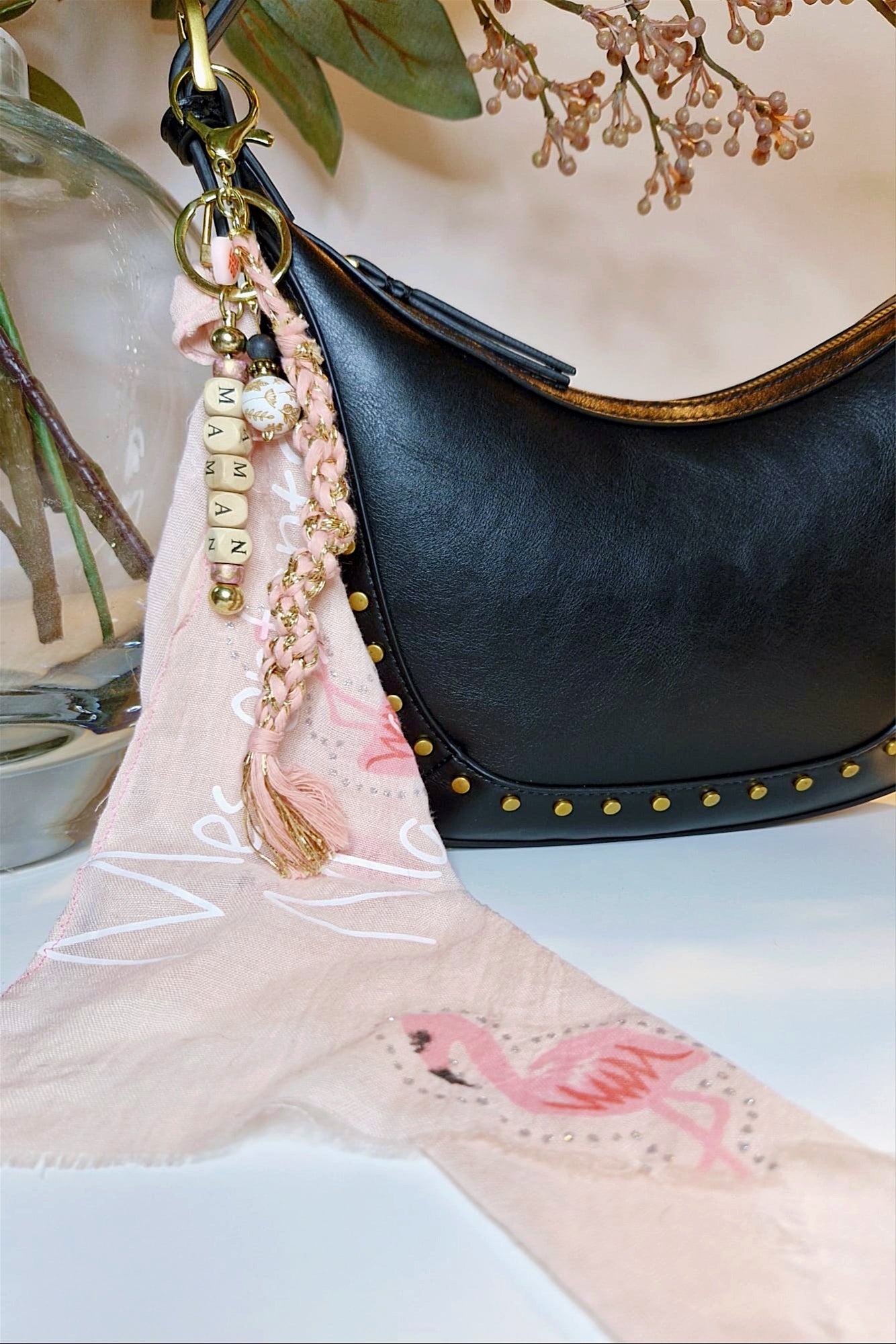 Keychain - "Pink Mom"