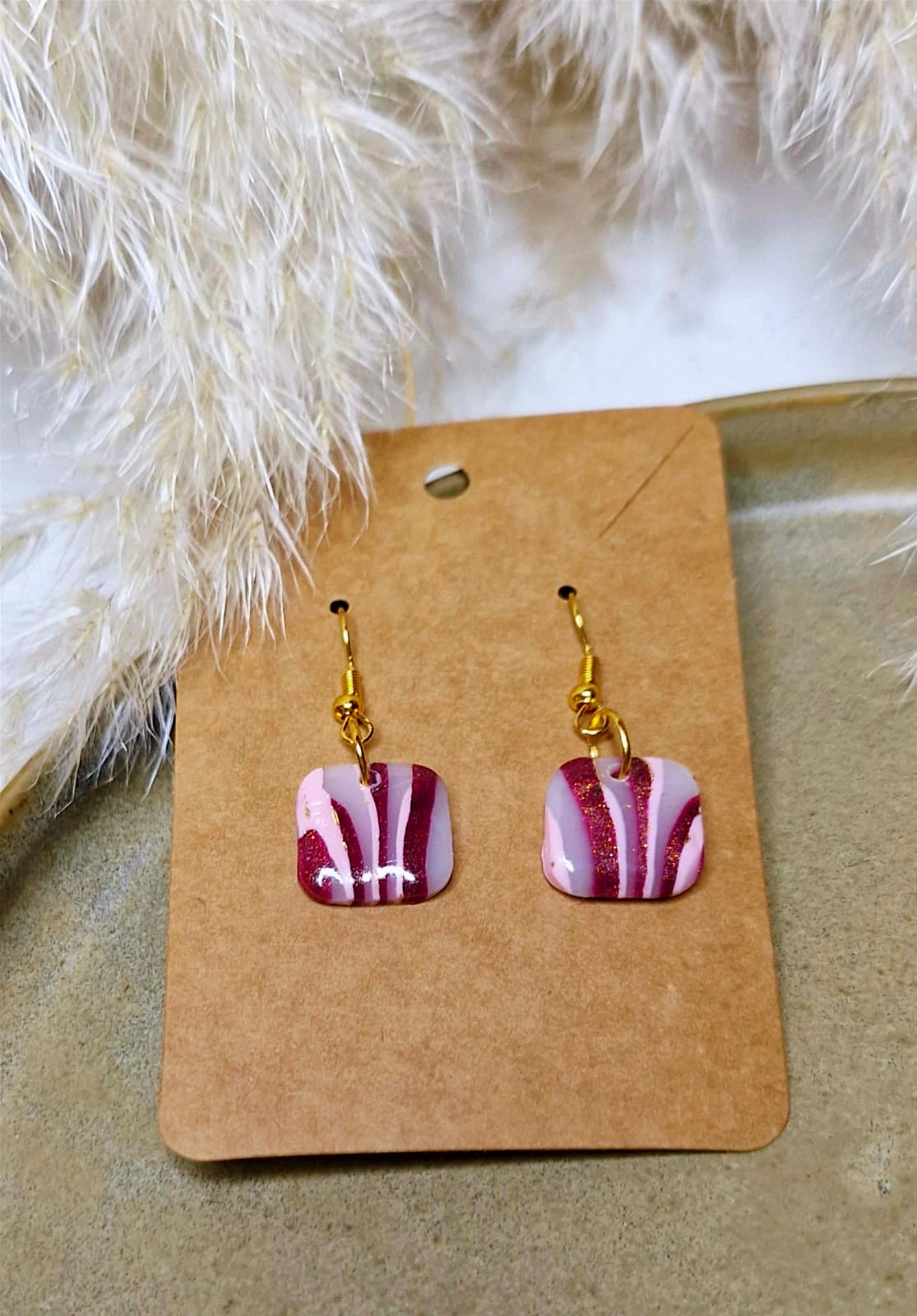 Boucles d’oreilles - "Candide's Square"