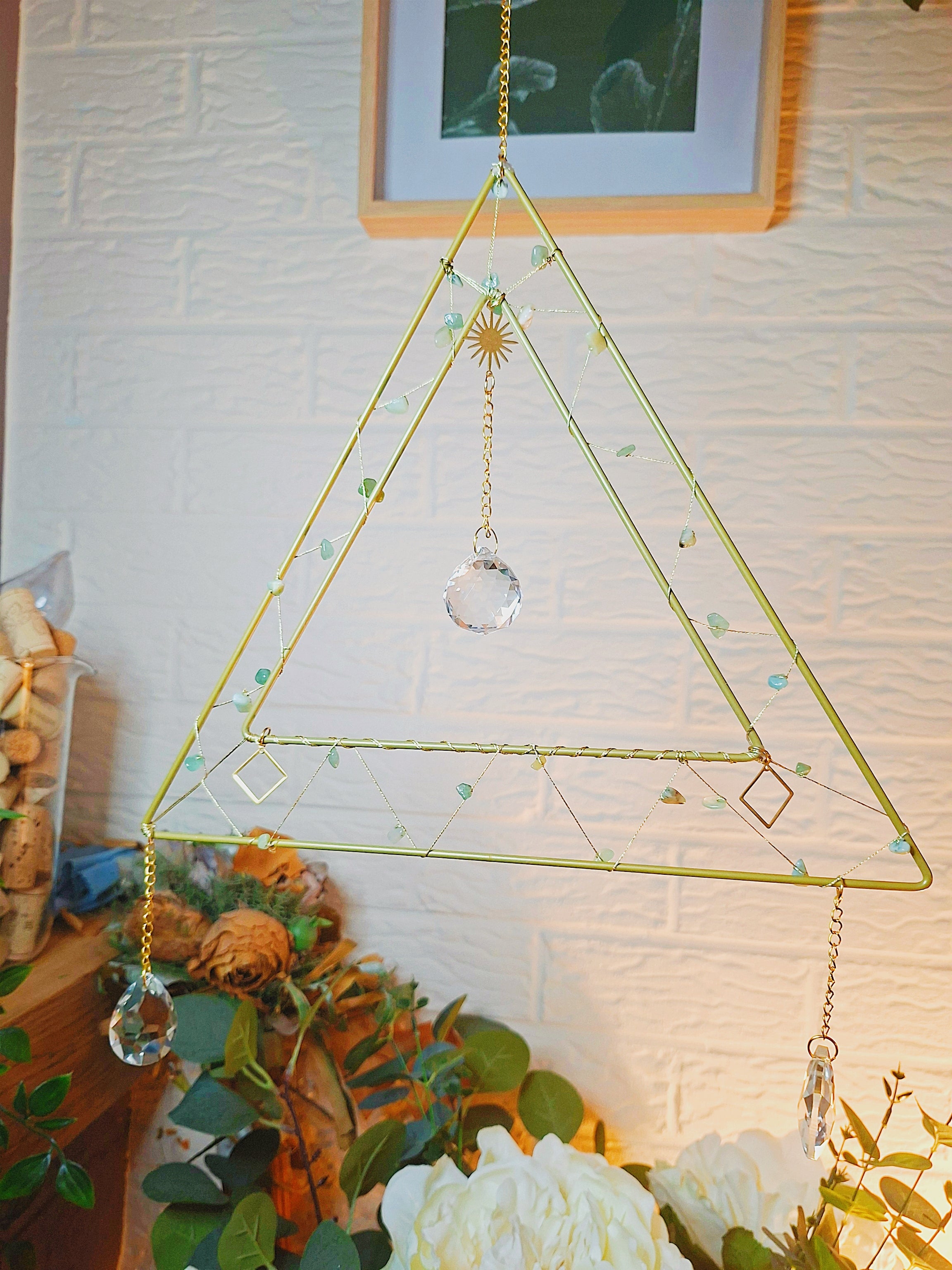 Suncatcher - "Sparkling Triangle"