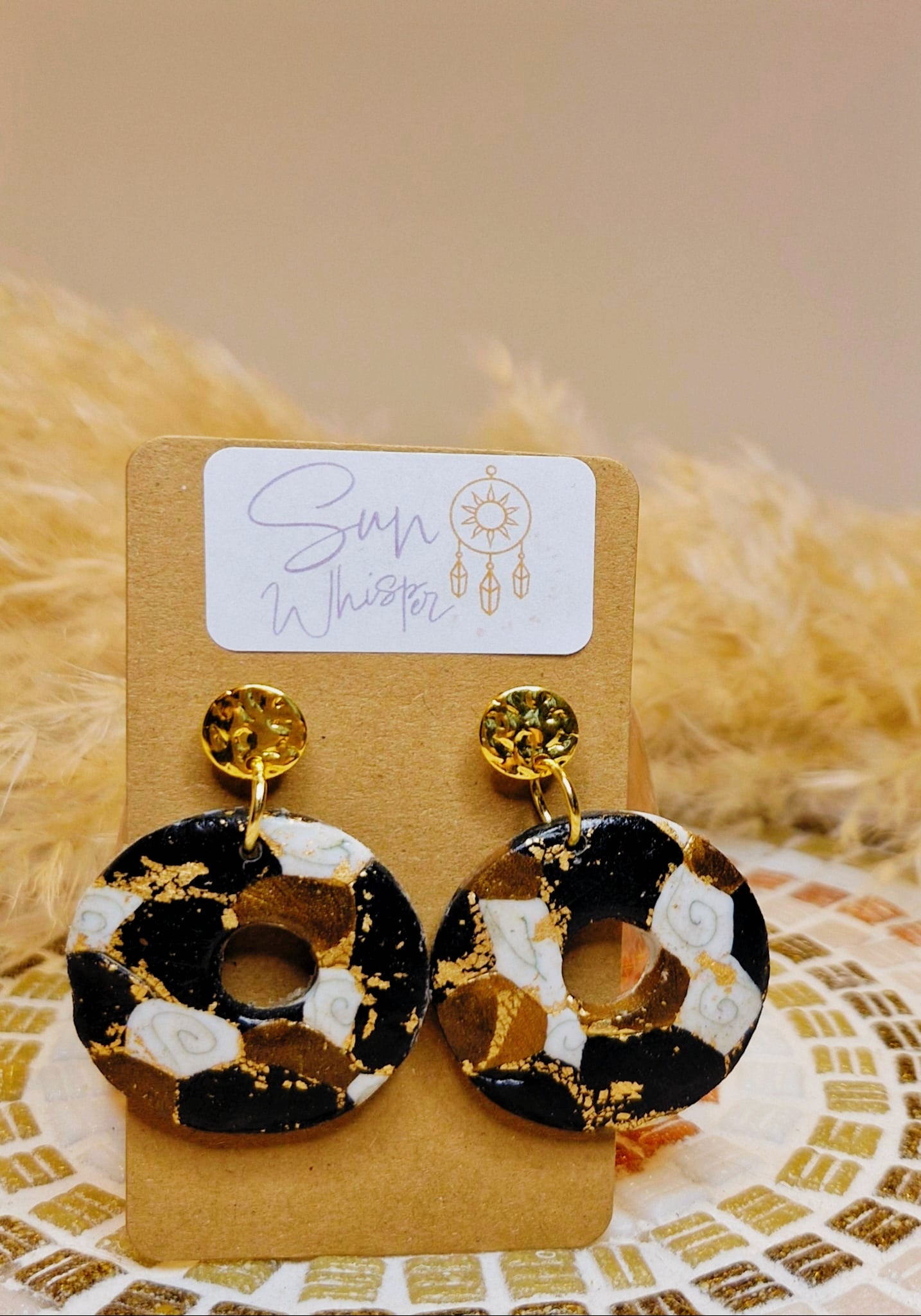 Boucles d’oreilles - "Calico"