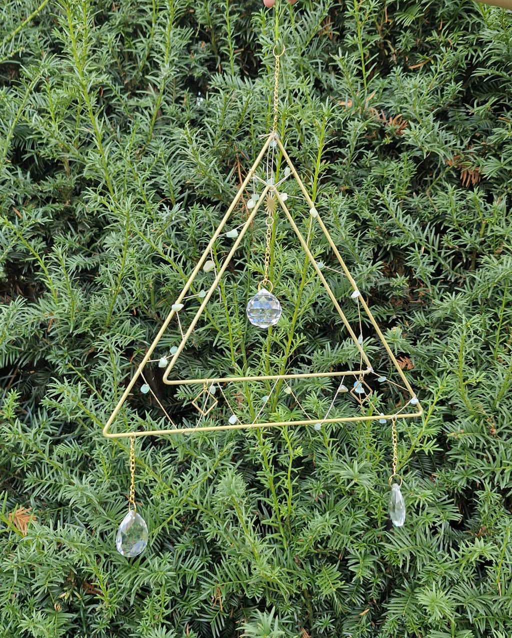 Suncatcher - "Sparkling Triangle"