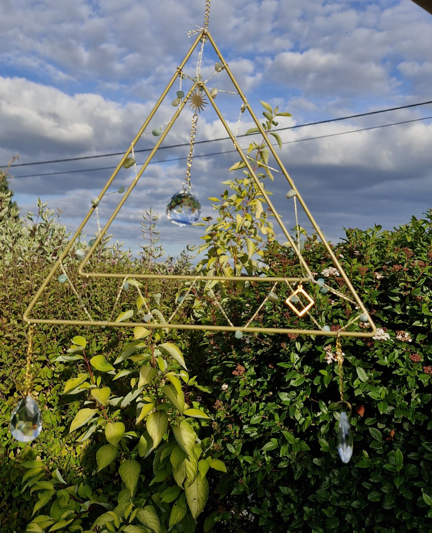 Suncatcher - "Sparkling Triangle"
