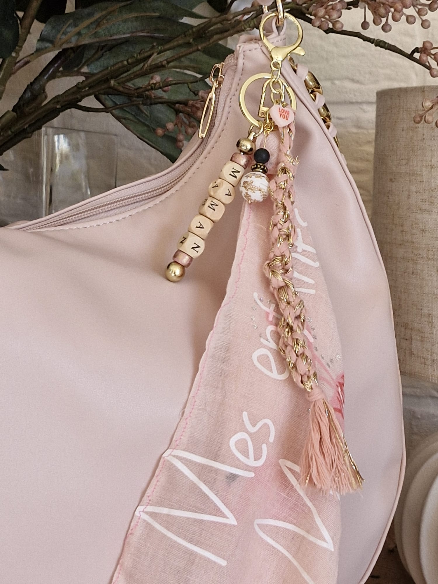 Keychain - "Pink Mom"