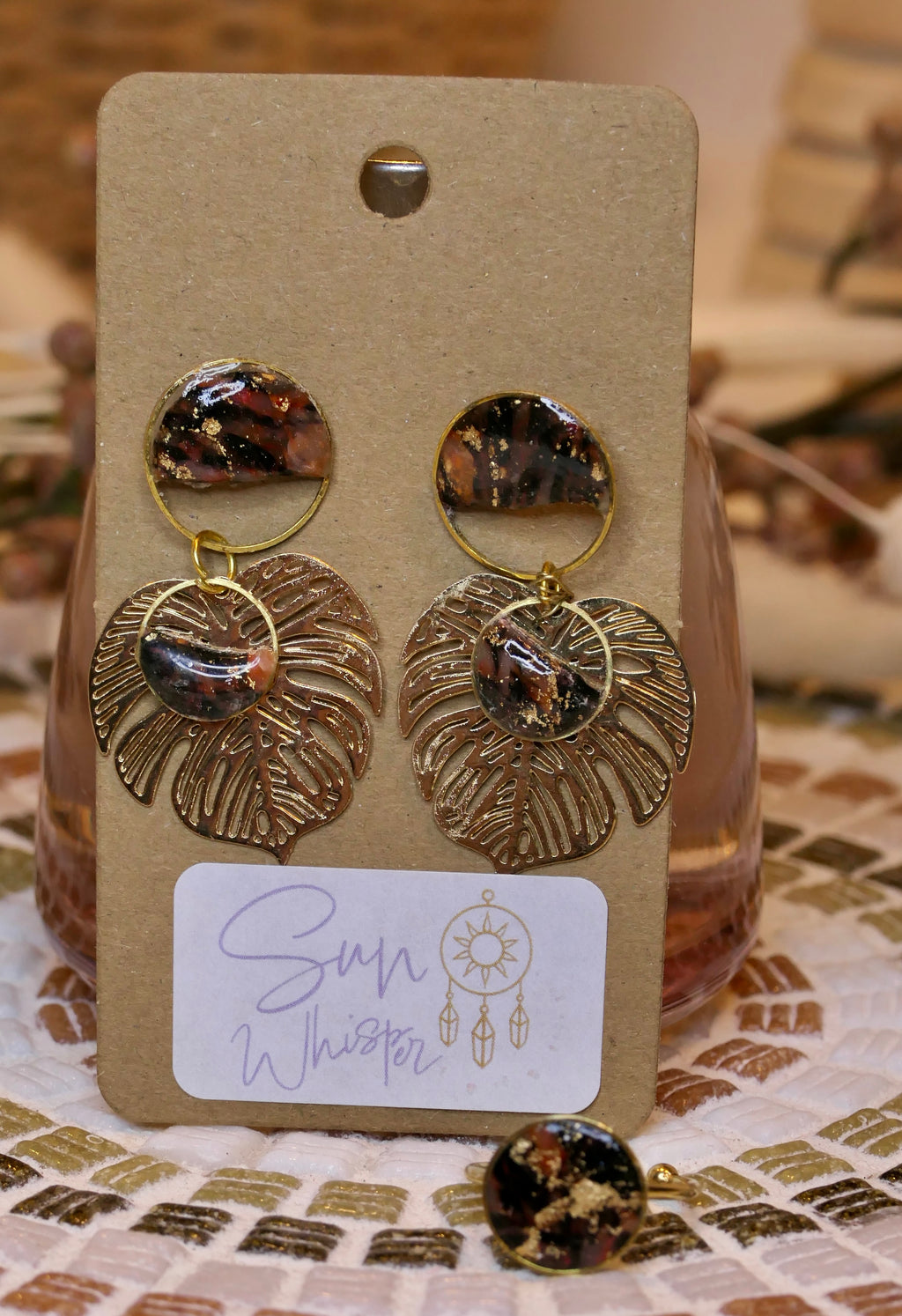 Boucles d’oreilles - "Jungle Tiger"