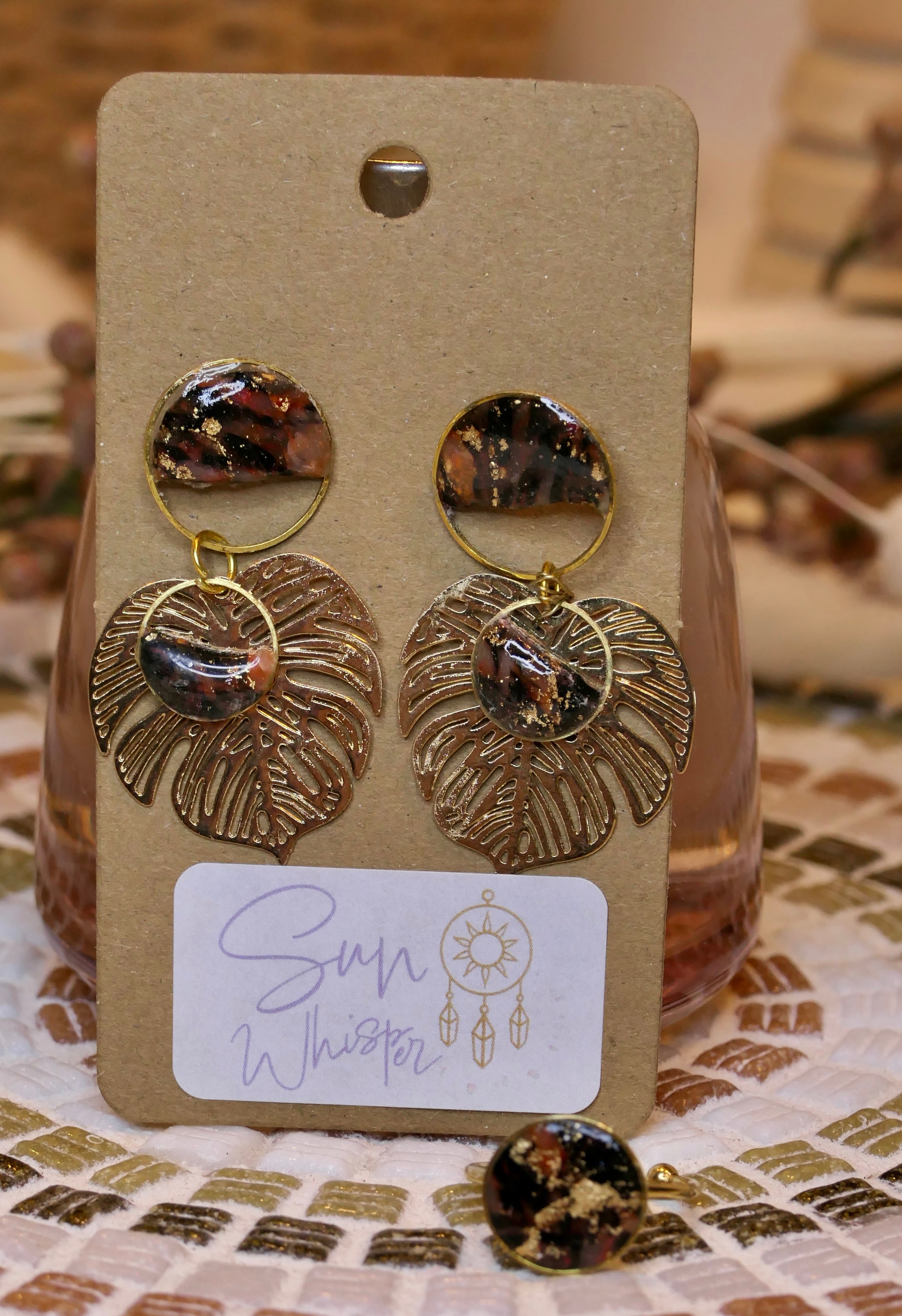 Boucles d’oreilles - "Jungle Tiger"