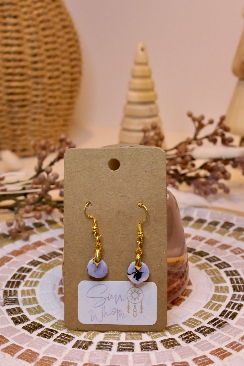 Boucles d’oreilles - "90'S Purple"