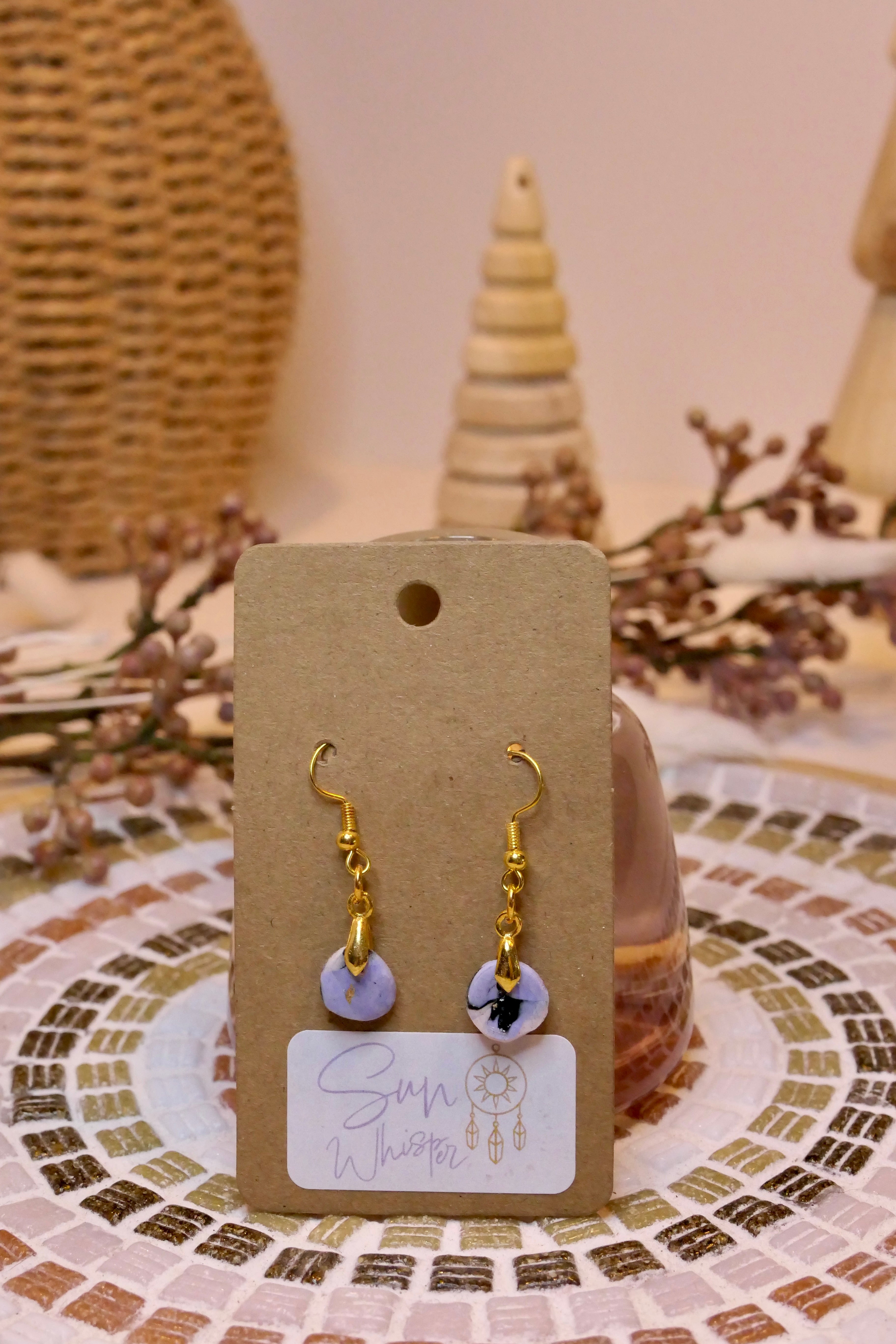 Boucles d’oreilles - "90'S Purple"