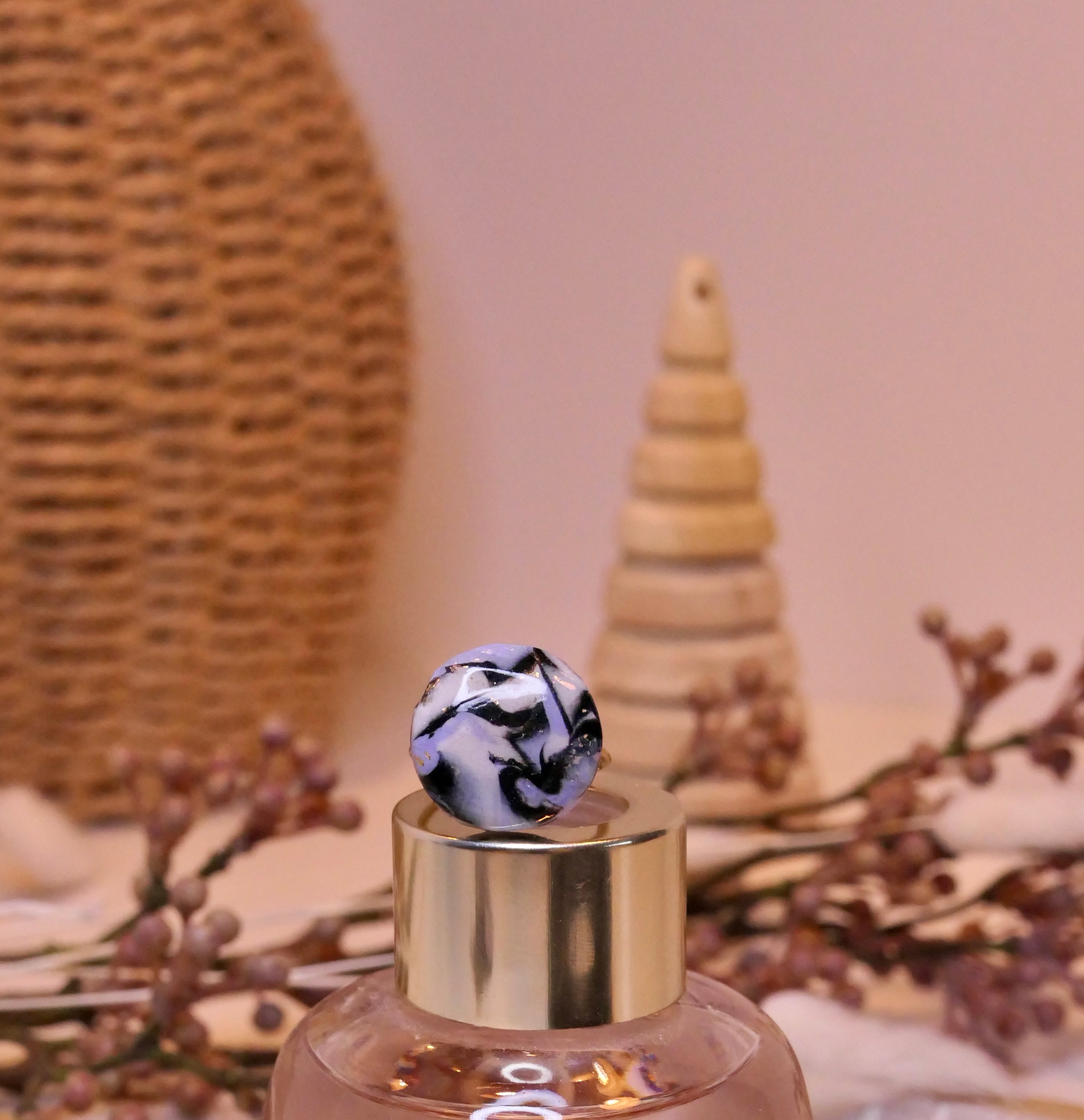 Bague - "90'S Purple Retro"