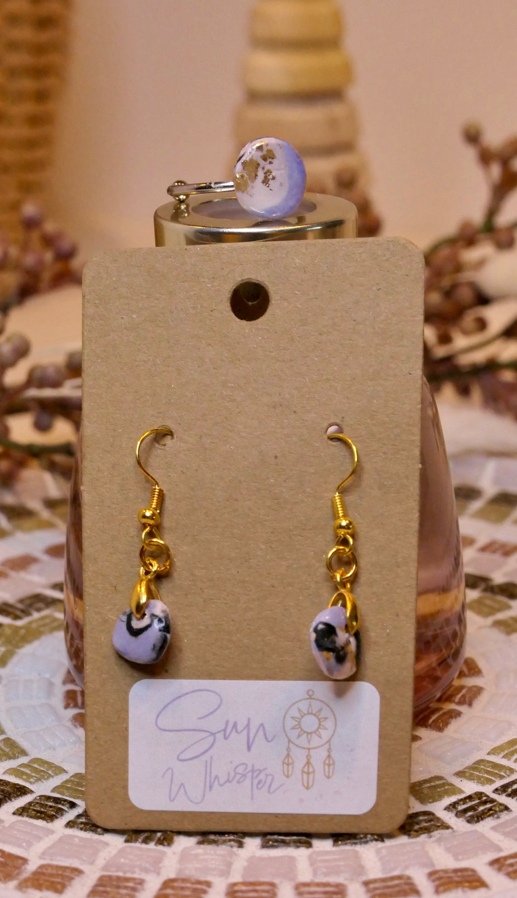 Boucles d’oreilles - "90'S Purple"