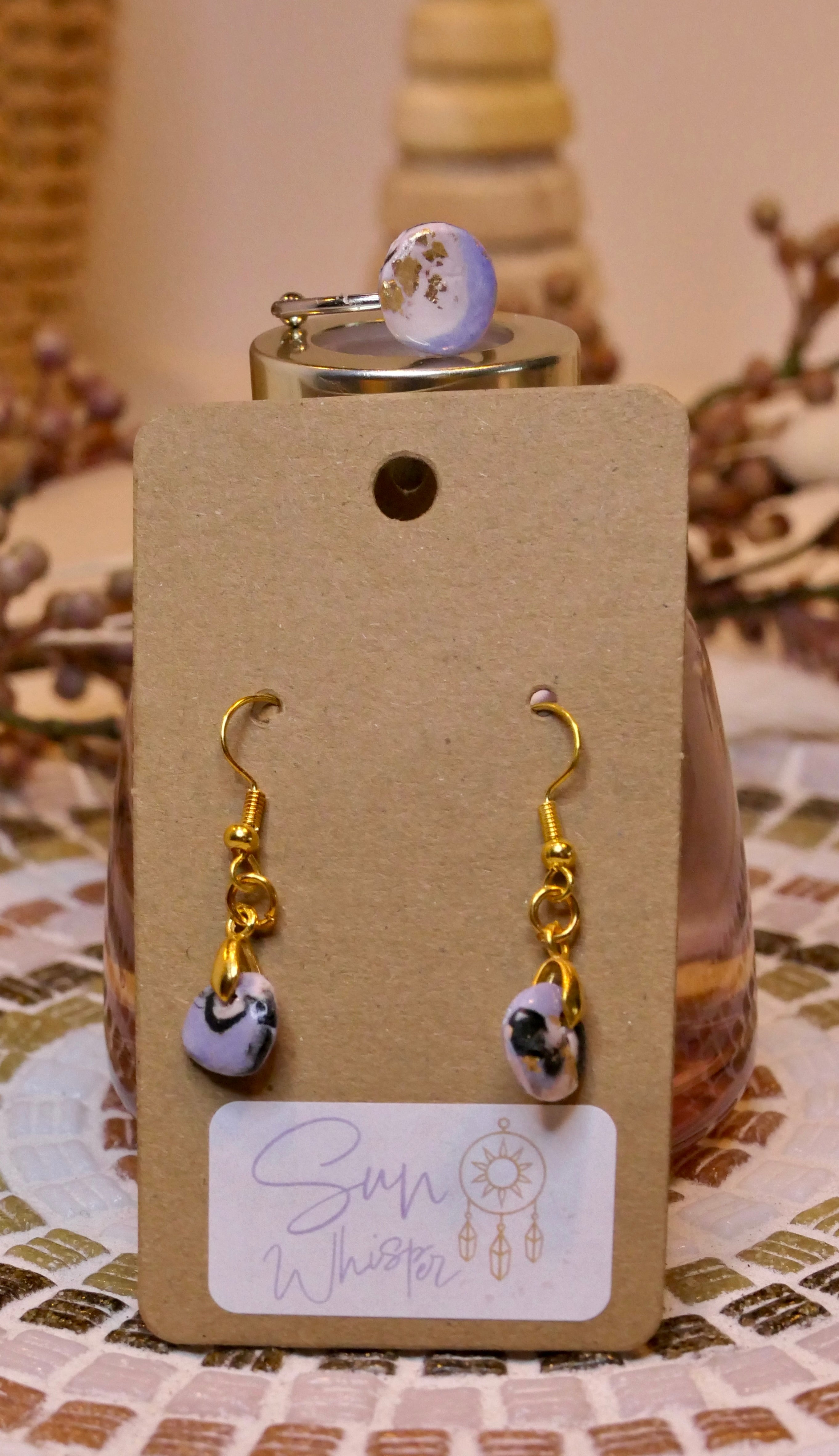 Boucles d’oreilles - "90'S Purple"